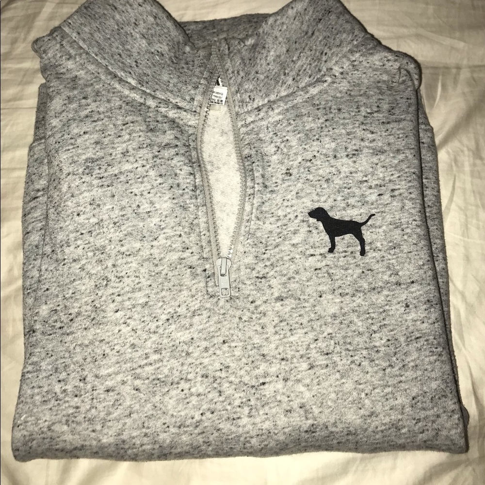 Pink Victoria’s Secret Pullover.